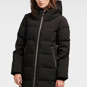 DKNY Hooded Down Coat Black Size S